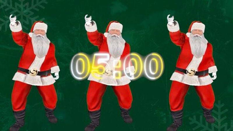 Dancing Santa Countdown